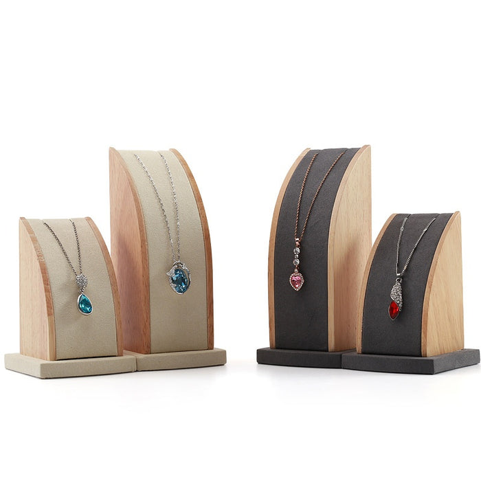 Curved Necklace Display Stand(Two-piece set)