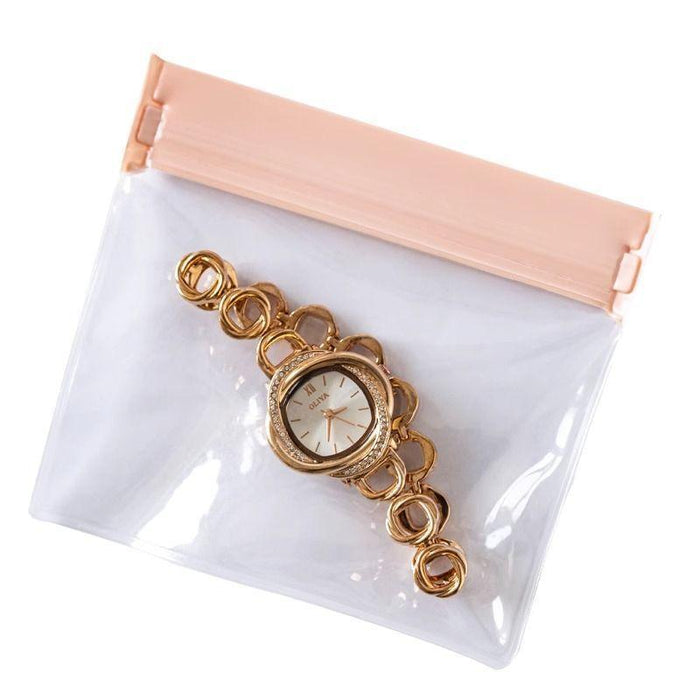 Thick Pink EVA Jewelry Pouch（50 pcs per pack） - Jewelry Packaging Mall