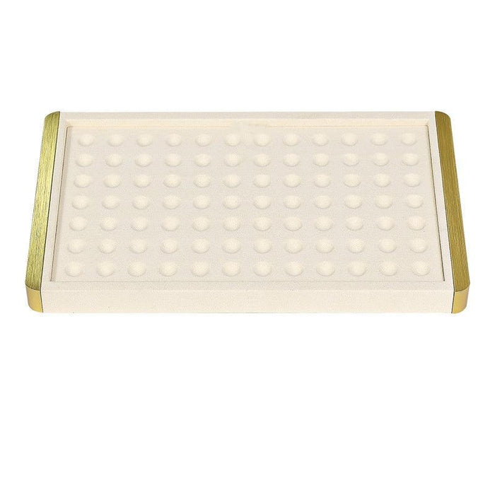 Dual-Metal Bare Gemstone Diamond Tray - Jewelry Packaging Mall