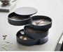 Elegant Dust-Proof Rotating Jewelry Box - Jewelry Packaging Mall