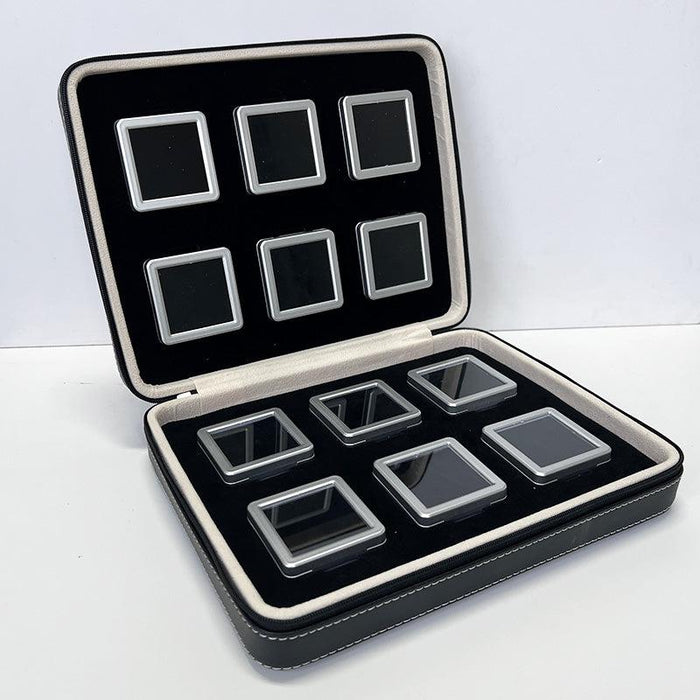 Square Gemstone Jewelry Zipper Case-JPM0137 - Jewelry Packaging Mall