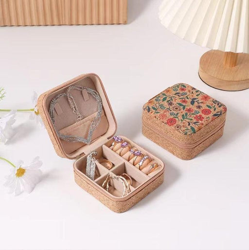 Cork Jewelry Travel Case （6 pcs per pack） - Jewelry Packaging Mall