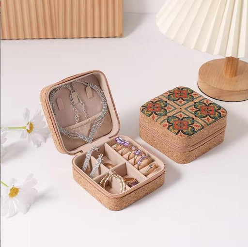 Cork Jewelry Travel Case （6 pcs per pack） - Jewelry Packaging Mall