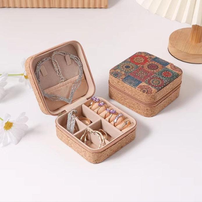 Cork Jewelry Travel Case （6 pcs per pack） - Jewelry Packaging Mall