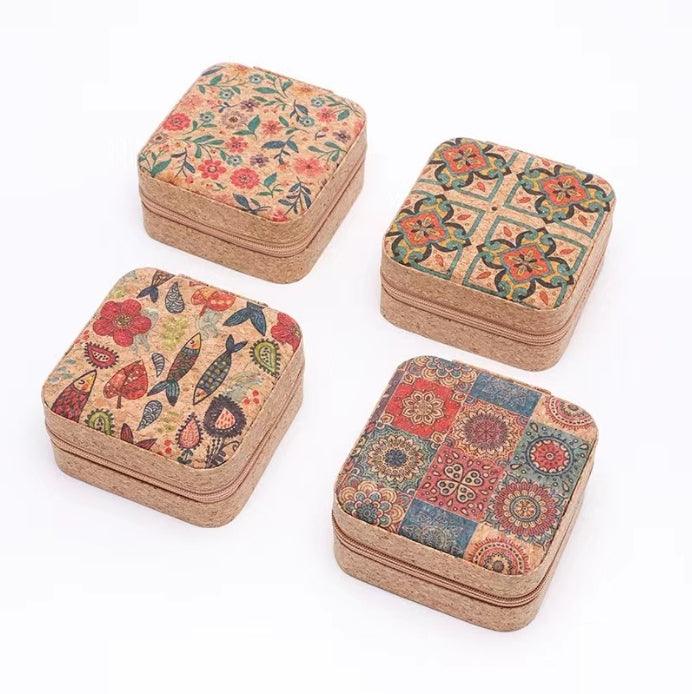 Cork Jewelry Travel Case （6 pcs per pack） - Jewelry Packaging Mall