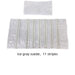 Ice Gray Velvet & Transparent PVC Jewelry Roll - Jewelry Packaging Mall