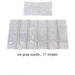 Ice Gray Velvet & Transparent PVC Jewelry Roll - Jewelry Packaging Mall