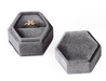 Hexagon Ring Velvet Collection - Jewelry Packaging Mall