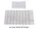 Ice Gray Velvet & Transparent PVC Jewelry Roll - Jewelry Packaging Mall