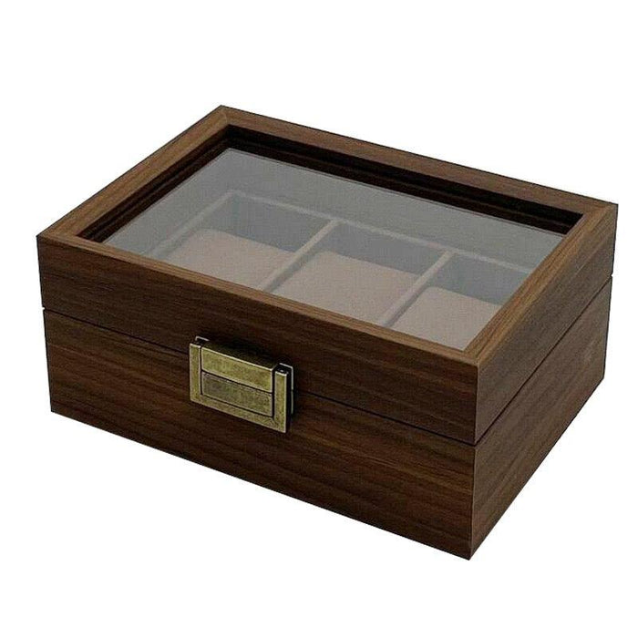 Three-Horologe Vault Watch Box - Jewelry Packaging Mall