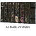 Black Velvet & Transparent PVC Jewelry Roll - Jewelry Packaging Mall