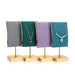 Vertical Premium Microfiber Earrings & Necklace Holder - Jewelry Packaging Mall