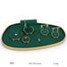 Sleek Green Microfiber Display Collection - Jewelry Packaging Mall