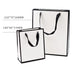 Trim Frame Fancy Shopping Bag (10 pcs Per Pack) - Jewelry Packaging Mall