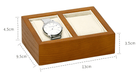 Wooden Frame Pillow Watch Display - Jewelry Packaging Mall